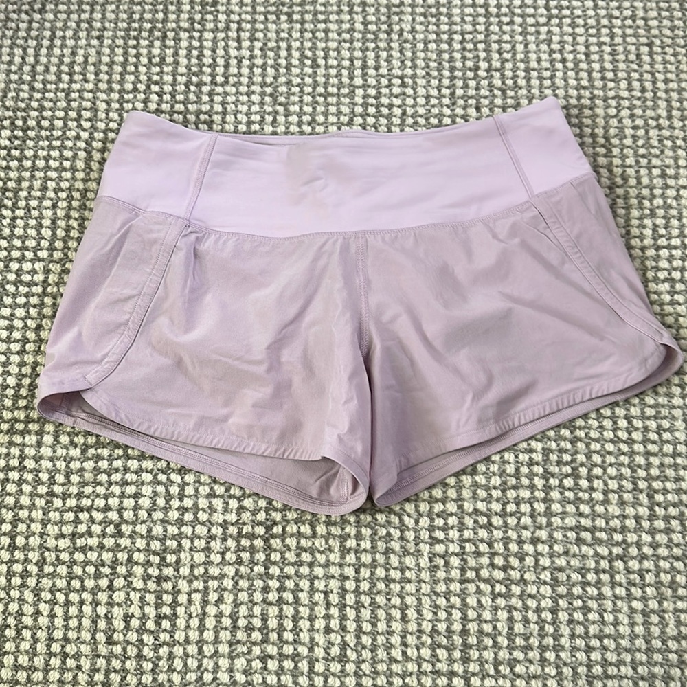 Lululemon Speed Up Shorts - Lavender - Size 6